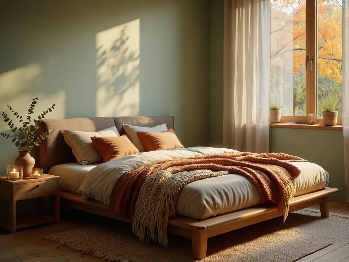 Peaceful bedroom environment with soft natural lighting ideal for restful sleep